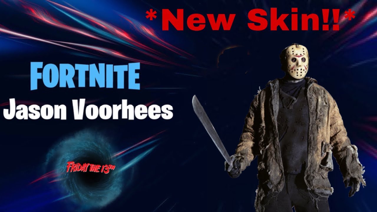 *NEW* FORTNITE X FRIDAY THE 13TH!! (JASON VOORHEES SKIN!!) YouTube