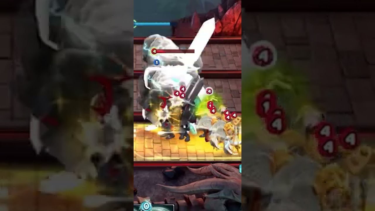 Storm Elemental VS Black Knight Necromancer Battle Castle Crush