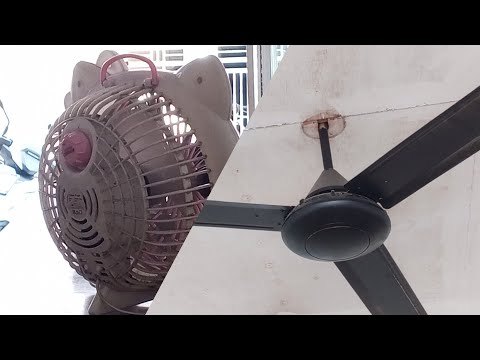 Panasonic industrial ceiling fan & unknown character fan