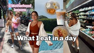 WHAT I EAT IN A DAY | 3 Motherhood lessons I learned in 3 years | Sam Ozkural