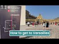 How to get to Versailles from Paris Opera metro station