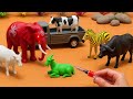 AMAZING TOY WALKING COW AND ELEPHANT 🐄🐘WADIDAU‼️PROSES POTONG SAPI KURBAN SIMOLASI Aarti ke Ex