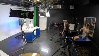 TV Studio Behind the Scenes (Time Lapse): Merrimack College Television