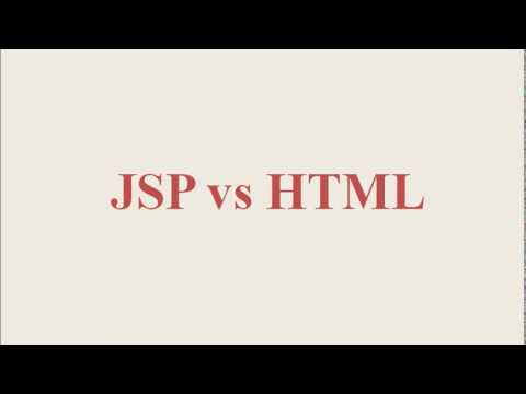 Video: Apa perbedaan antara JSP dan HTML?