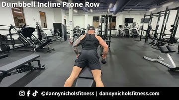 How To Do A Dumbbell Incline Prone Row