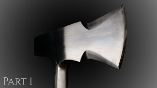 Making an Integral Damascus Hatchet (Part 1)