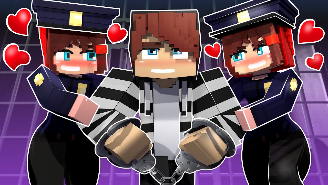 JJ PRISON LOVE CURSE and JJ's Girls POLICE? | MAIZEN Minecraft Animation JJ & Mikey