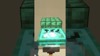 Зеленый красивый фонарь в Minecraft