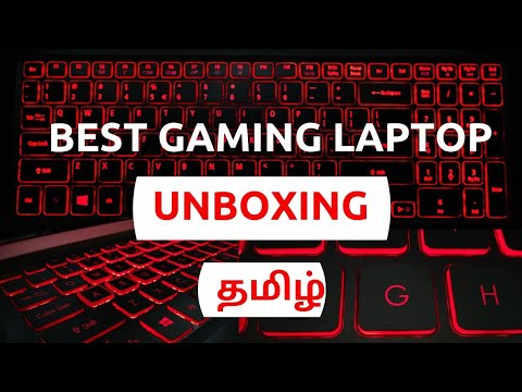 Best Budget Gaming laptop - Acer nitro 5 Unboxing in Tamil #acernitro5 #gaming #adithyatechtamil