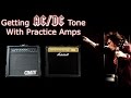 Getting AC/DC Tone with Practice Amps (CRATE GX-15 + Marshall AVT-50)