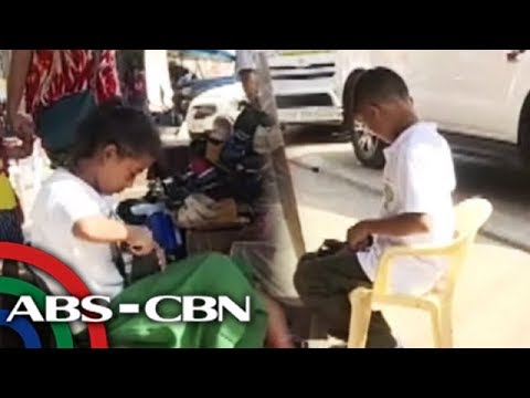 Magkapatid, nagtatahi ng sapatos para may pambaon sa eskuwela | TV Patrol