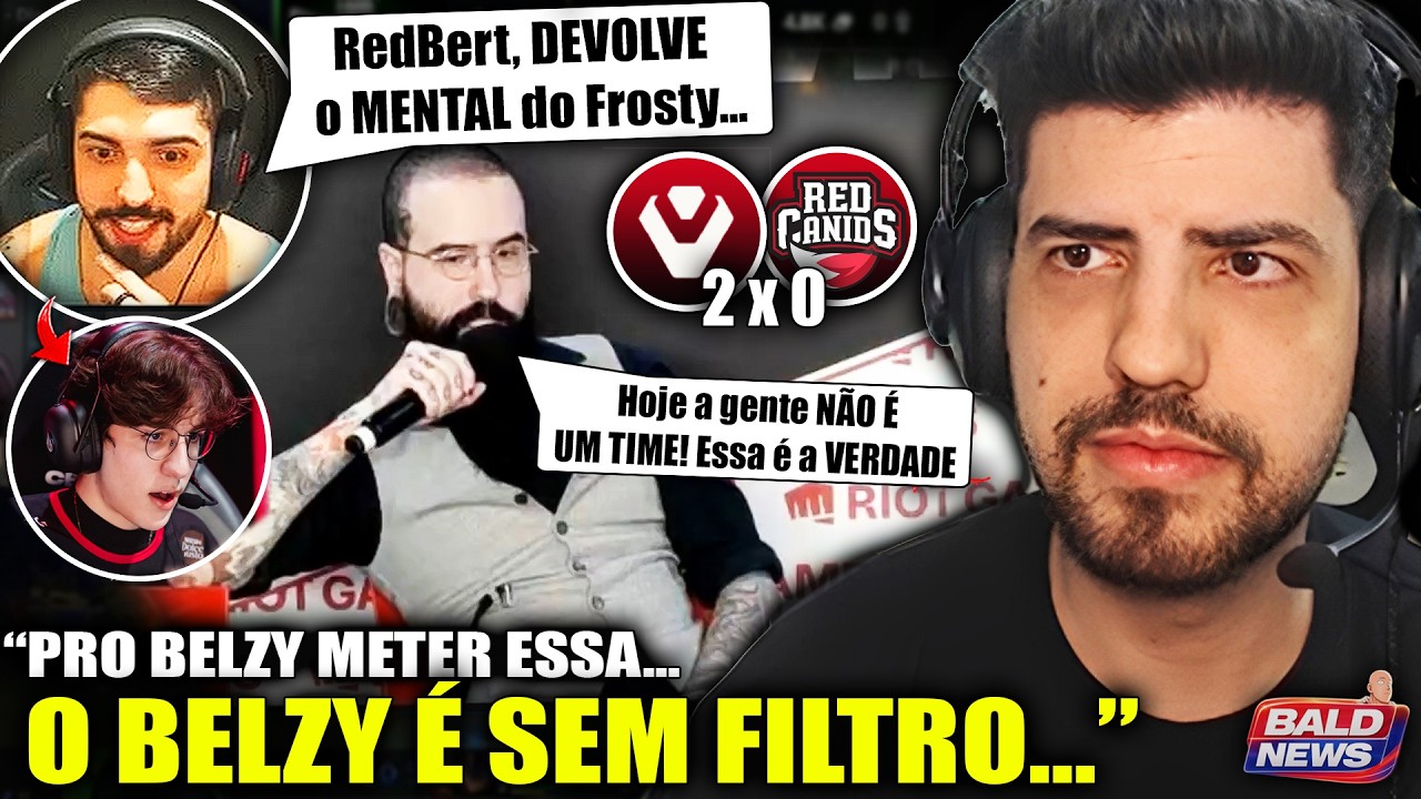 BOMBA! Comunidade CRITICA RED CANIDS após DERROTA! Belzy é SINCERO sobre CRISE no TIME - Robô reage