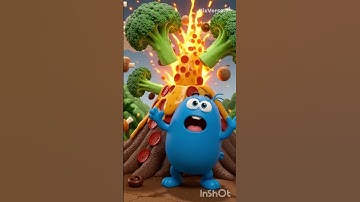 “Pizza Volcano vs Broccoli?! 🍕🌋🥦 Explodes!” #tutorialfilter #sehar #awezchaitrend #shorts
