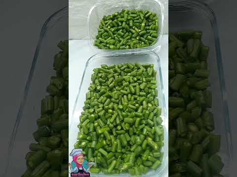 لمشاهدة الوصفة كاملة اضغط هنا تخزين الفاصوليا الخضراء وسر لونها الاخضر تفريزات رمضان 2025