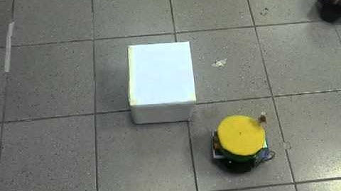 Vision based formation control for 2 robots---second try