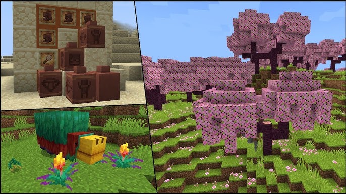 Minecraft 1.20 cherry blossom addon Minecraft Mod