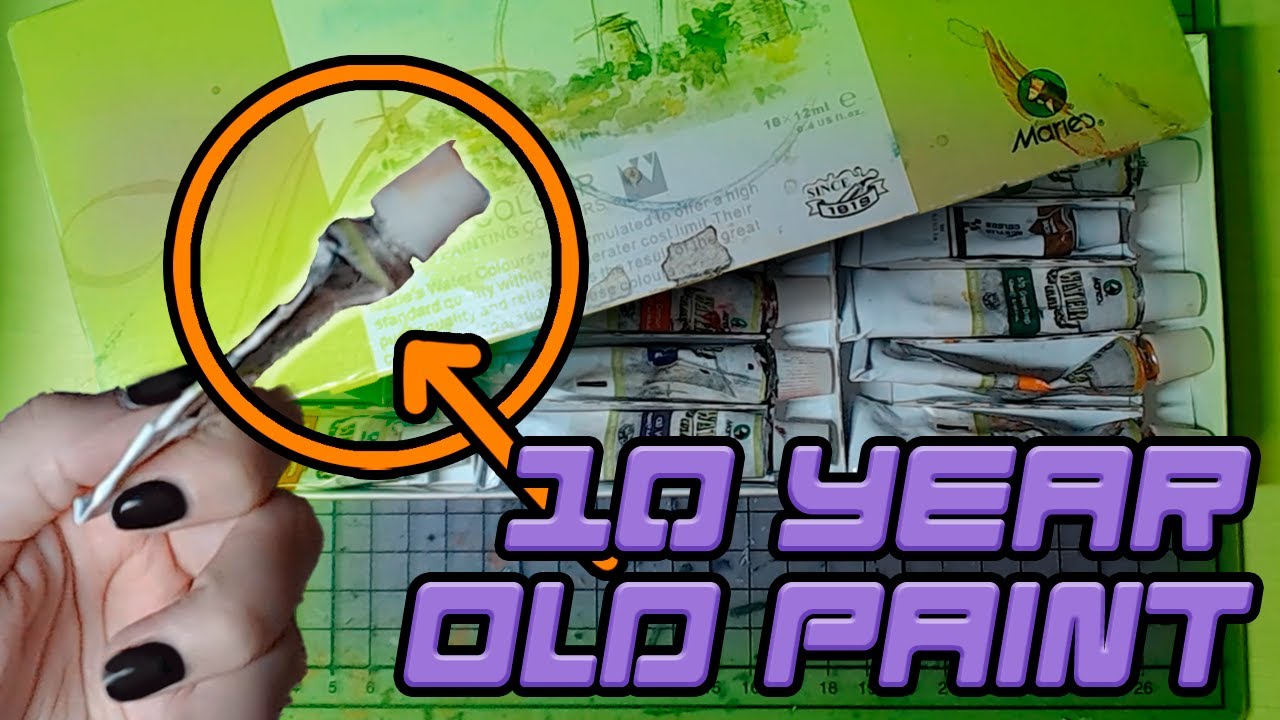 Trying out 10 year old watercolors // they still work !