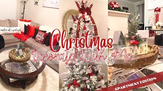CHRISTMAS DECORATE WITH ME 2021 | *Small Apartment Edition*
