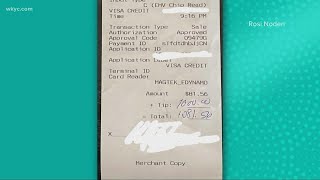 Customer leaves $1,000 tip at Kent restaurant