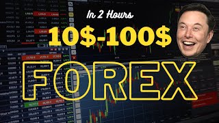 РАЗВОРОТ 10$ - 100$ FOREX Challenge за один день LIVE Trading Торговля с высоким риском