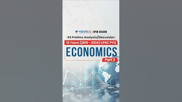 Open Session | GS Prelims Analysis/Discussion | 10 Years (2015 - 2024) UPSC PYQ | Economics | Part 3