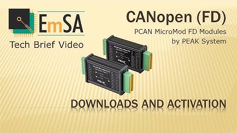 PCAN MicroMod FD: CANopen (FD) Activation