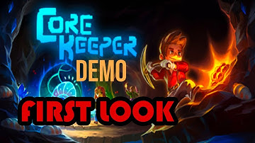 Core keeper demo   Learning how to craft   first look, let