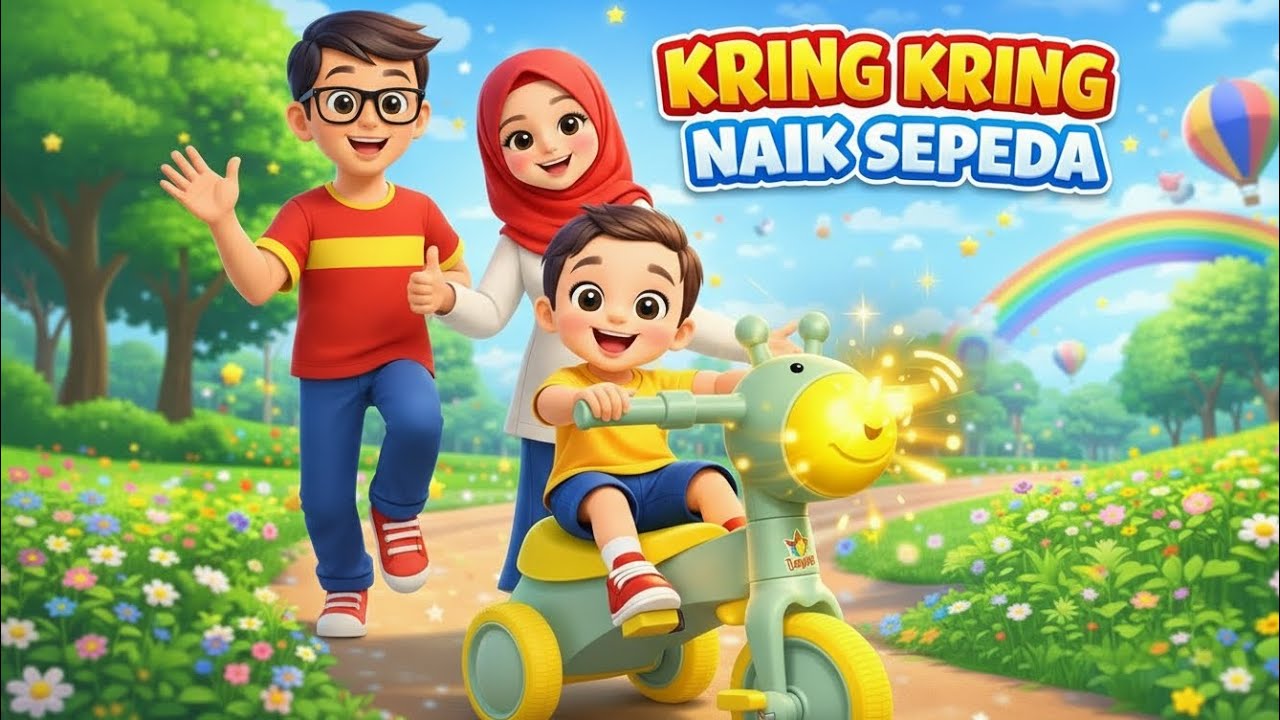 Kring Kring Naik Sepeda 🚲 | Lagu Anak Indonesia Populer | Lagu Anak Terbaru 2026