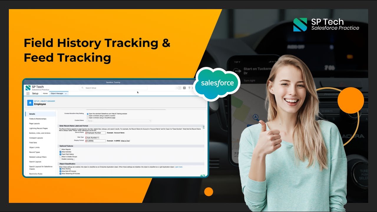 Pt 19 Field History Tracking Feed Tracking Salesforce Training Videos by SP Tech