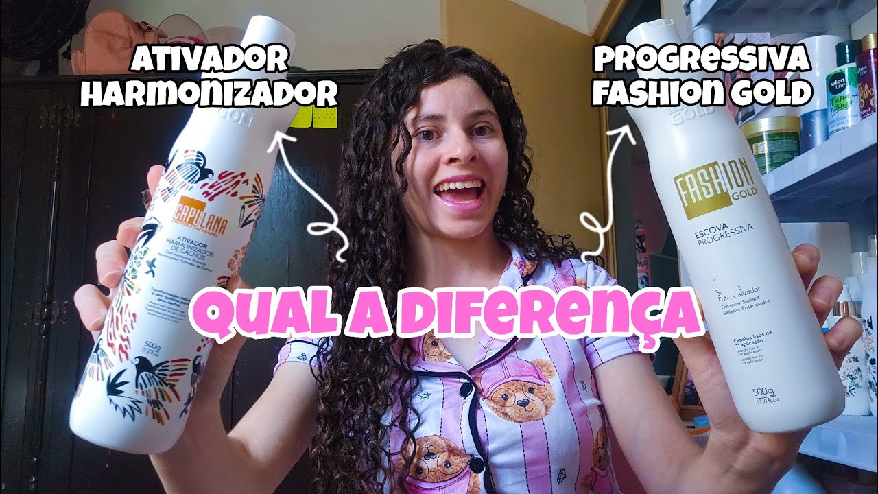 QUAL É A MELHOR OPÇÃO PARA UMA CACHEADA PROGRESSIVA FASHION GOLD OU ATIVADOR HARMONIZADOR CAPULANA?