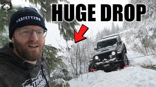 My Demon Swapped Jeep is Sliding Off The Edge...  ( Wrong Decision Off Road in Snow) by Casey 250 20,559 views 4 months ago 26 minutes