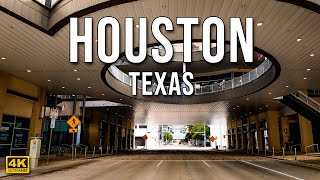 Driving In Houston, Texas [4K] | Houston Downtown