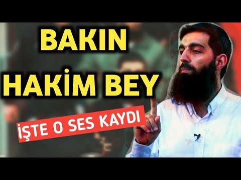 Bakın Hakim Bey ! Mahkeme Salonundan Ses Kaydı | Halis BAYANCUK Hoca