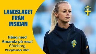 På resa med Ilestedt och landslaget ✈️ | Landslaget från insidan 2020-09-19