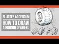How to draw a rounded wheel
