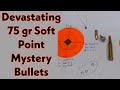 Devastating 75 grain soft point mystery bullet
