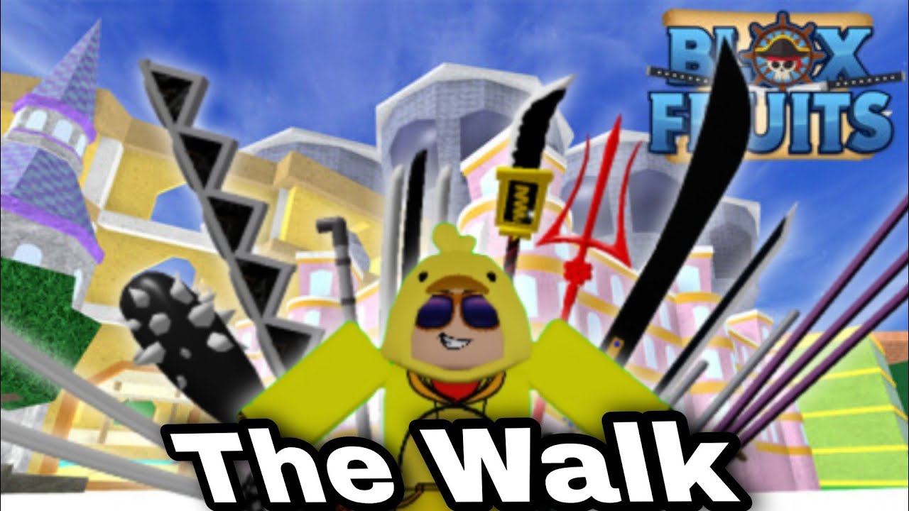 The Chad Walk..... Blox Fruit YouTube