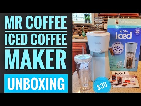 UNBOXING Mr Coffee Frappe Single Serve ICED AND HOT COFFEE MAKER