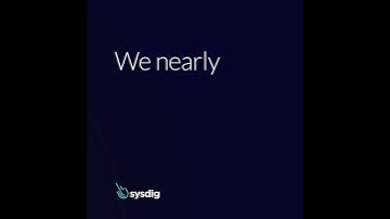 Join the Sysdig team!