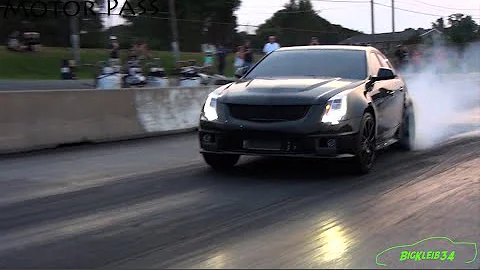 416 Cubic Inches+Nitrous+Blower CTS-V First Passes