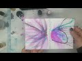 #195 Dr. Ph. Martin's acrylic ink, india ink & watercolor - how do they work with alcohol ink?