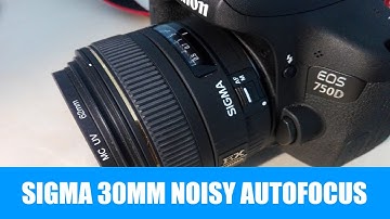 Sigma 30mm 1.4 EX DC HSM noisy autofocus