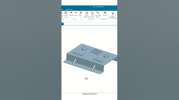 Siemens NX Sheet Metal Design | SIEMENS NX SHEET METAL TUTORIAL #sheetmetals #caddesign #3dmodeling