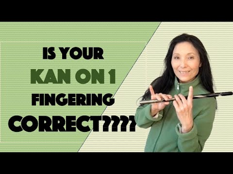 Shinobue Flute: Is Your Kan On 1 Fingering Correct???