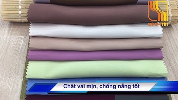 Rèm vải trơn chống nắng tốt sử dụng nhiều ở Đà Nẵng | màn rèm Bách Tín