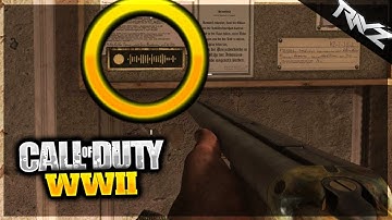 New CoD WWII Aachen Map Easter Egg Location! More Coming? (Call Of Duty: World War 2 Beta Gameplay)