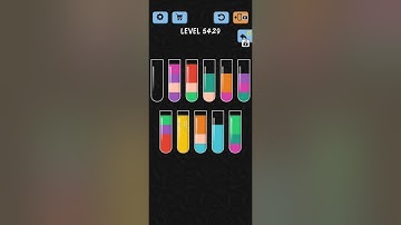 Water Color Sort Level 5429 Gameplay Solution WalkThrough