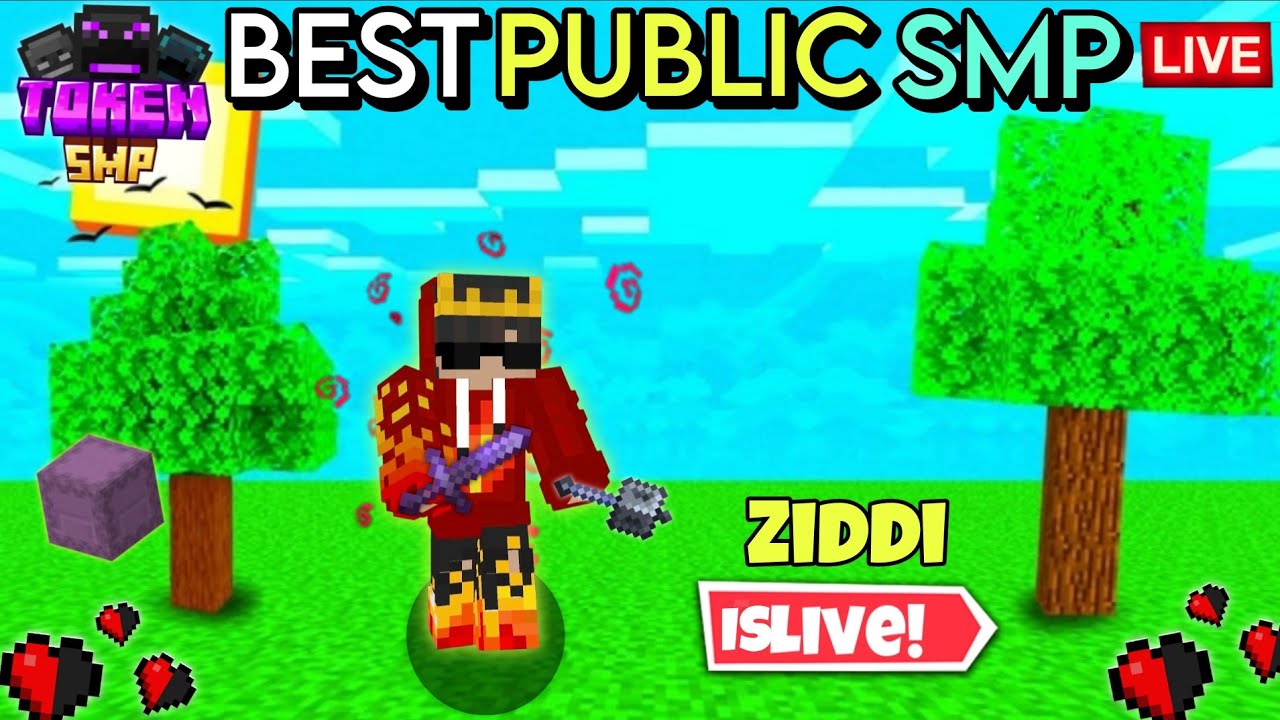 👁️‍🗨️ New Best Public Survival Smp Server For Minecraft 🌲| Java + Pe ...