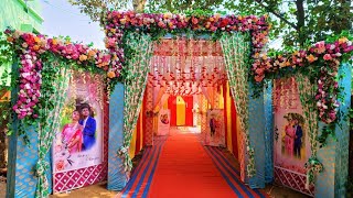 Shadi Mandap decoration | Entry Way, gate & pandal decoration #bestdecoration