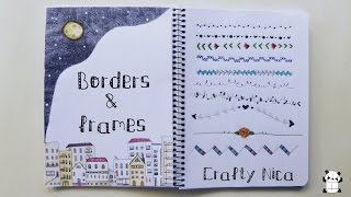 BORDERS and FRAMES DESIGNS 2. Borders for cards, school projects & planner decoration ideas